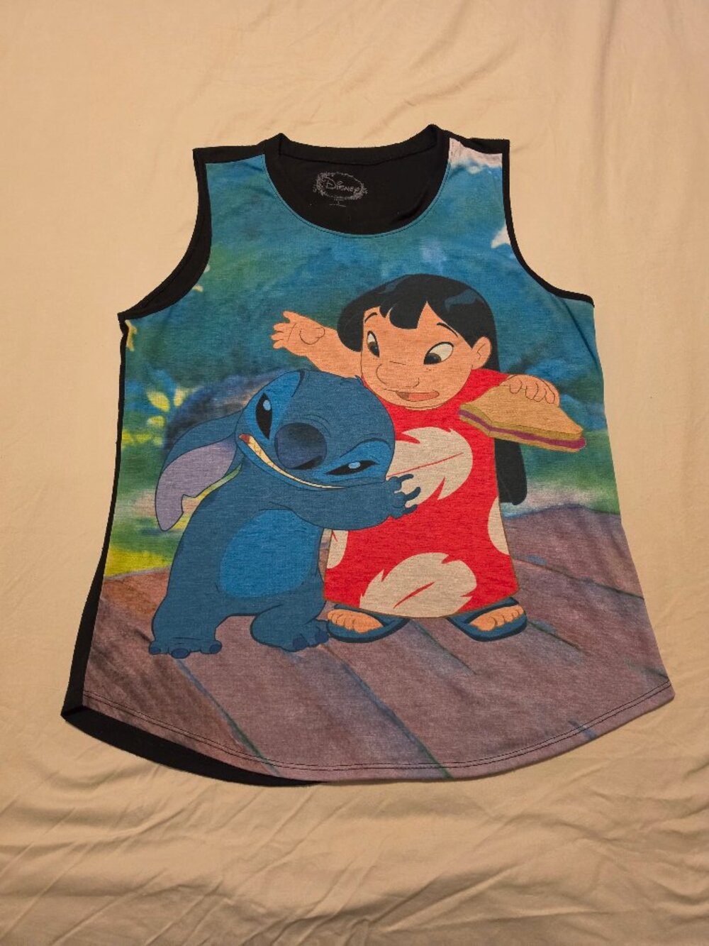 Disney Lilo & Stitch Graphic Tank Top, Women’s Large